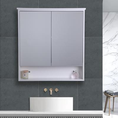 China Contemporary hot sale factory direct wall mounted PVC living room bathroom vanity mirror hanging medicine cabinet for sale