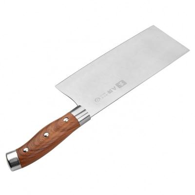 China Professional Stainless Steel Cleaver Professional Kitchen Knife With Wooden Handle Chopper Knife In Knitchen for sale