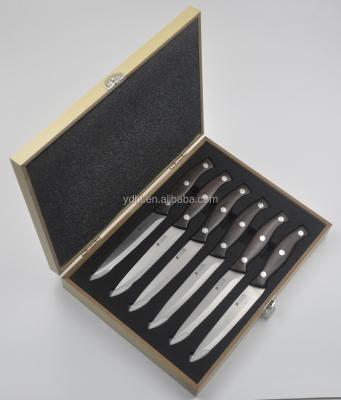 China POM Handle Viable Steak Knife for sale