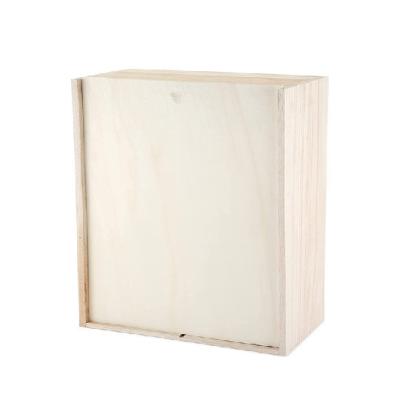 China Other Wine Boxed Bamboo Cover By Wine Rack Dispenser Wooden Cover Winewood Boxes For Boxed Wine Hazelnut Stain for sale