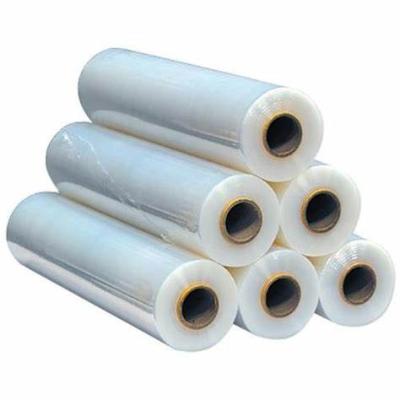 China Cool Hot Selling Moistureproof LLDPE Stretch Customized Wrap Cast Stretch Film Roll Stretch Wrapping Film for sale