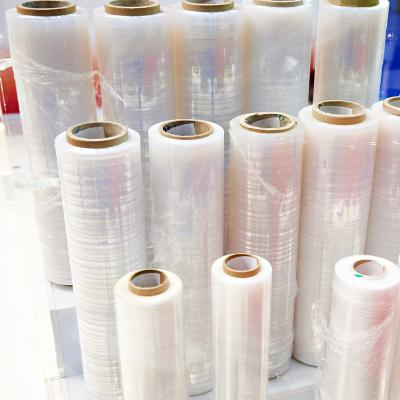 China Top Grade Moisture Proof Machine / Manual Use Fresh Customized Dimensions LLDPE Stretch Wrap Cast Stretch Film Roll Stretch Wrapping Film for sale