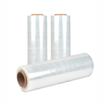 China Hand Stretch Film Roll Cargo Wrapping Film LLDPE Moisture Proof Hot Selling Transparent Molding Plastic Sheet for sale