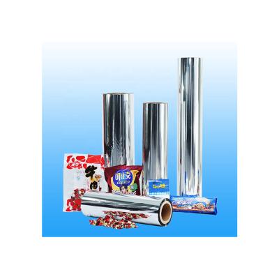 China Classic Design Moisture Proof Metallized Aluminum Film Plastic Film Roll Polyester MPET Wrapping Film for sale