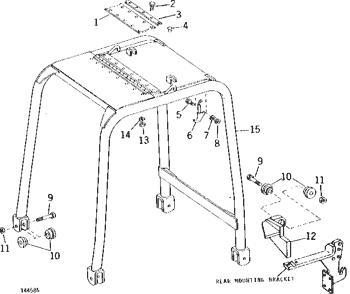 China AT43155 Isolator Deere parts 450, 555A, 550A, 550, 450B, 555B, 550B, 350C, 450C, 350B, 455D, 450D, 350D, 455E, 450E, 400G, 555, 350 for sale