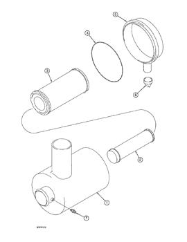 China 249987A1 FILTER, ELEMENT Case parts 721C, SPX3185, 821C, SPX3200, 6591T, SPX3200B, 6591TA, SPX3310, PX140, PX170, SPX3150 for sale