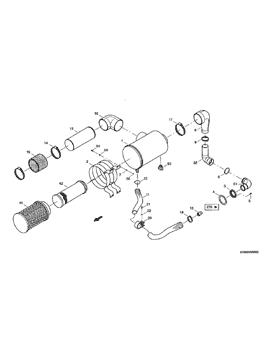 China 02042702 FILTER, ELEMENT Case parts 8790 for sale