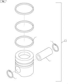 China 8094845 PISTON RINGS KIT Case parts F4HE9684D J101, FARMALL 85U, FARMALL 90, FARMALL 95, FARMALL 95C, F4HE9684D J102, FARMALL 95U, PUMA 195, 586G, 621E, 588G, F4HFE613P A003, 3230, F4HE9684D J105, F4HFE613R A003, F4DFE613B A004, 580M, F... for sale