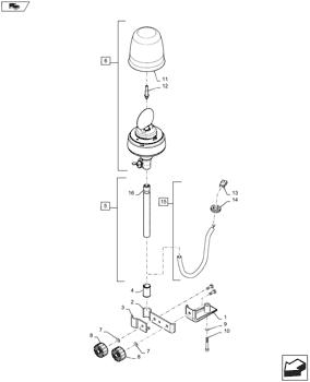 China 82027653 SUPPORT Case parts PUMA 200 CVT, FARMALL 85C, PUMA 220 CVT, FARMALL 85U, PUMA 240 CVT, FARMALL 90C, MAXXUM 100, PUMA 150, MAXXUM 110, PUMA 165, FARMALL 95C, PUMA 185, FARMALL 95U, PUMA 200, PUMA 220, MAXXUM 115, 2240, P... for sale