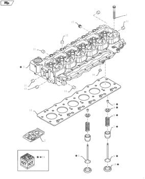 China 2830705 CYLINDER HEAD GASKET,1.15mm Thk Case parts F4HE9687S J106, F4HE9684D J101, F4HFE613F A001, F4HE9687T J104, F4HE9684D J102, F4HFE613T A004, F4HFE613T A005, F4HFE613F E002, F4HFE613U A005, F4HFE613F E003, F4HFE613U A006, F4HE9687Z J100, PUMA 195... for sale