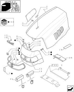 China 84288793 RADIATOR GRILLE Case parts MAXXUM 120, MAXXUM 125, MAXXUM 100, PUMA 140, MAXXUM 110, PUMA 155, MAXXUM 130, PUMA 115, MAXXUM 115, MAXXUM 140, PUMA 125 for sale