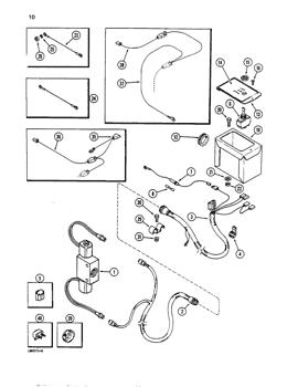 China 1268187C1 WIRE CLAMP Case parts 7200, 5200, 5300, 800, 6300, 5400, 5100, 7100 for sale