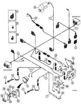 China 142553A1 WIRE HARNESS Case parts 2388, 2144, 2166, 2188, 2577, 2344, 2588, 2366, 2377 for sale