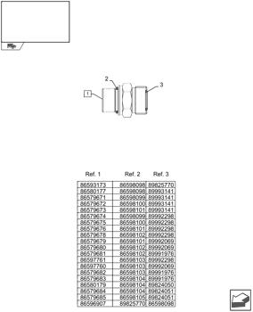 China 86579680 HYD CONNECTOR,1