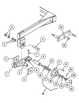 China 1015157 HUB Case parts CONCORD for sale