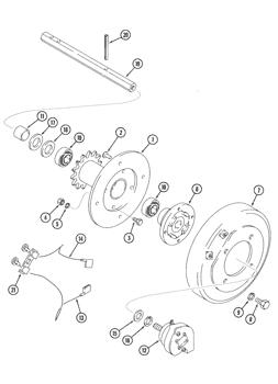 China 102100A1 HUB,218.08mm OD Case parts 5500, 955 for sale