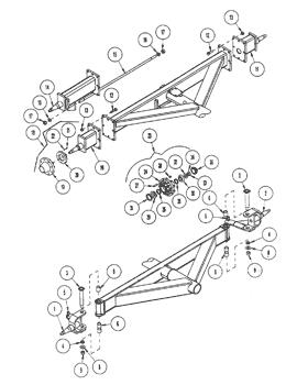 China 1020999 HUB Case parts 3400, AFS, 2300, CONCORD, 3503 for sale