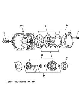 China 00181921 CLUTCH ASSEMBLY Case parts A7700, 7700, 7000, A7000 for sale