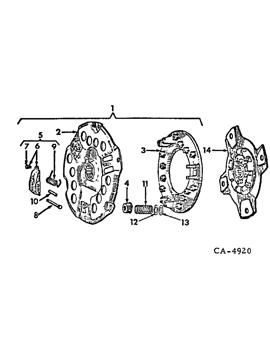 China 1251680C1 CLUTCH Case parts 3088, 3288, 986, 3688, 3688HC, 786, 886 for sale