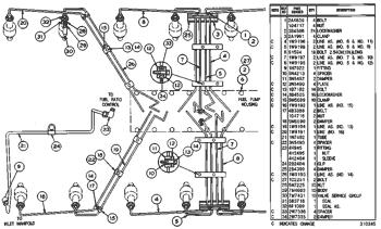 China 1W9191 LINE AS-FUEL INJ Caterpillar parts D399 for sale