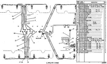 China 1W9209 LINE ASSEM. (NO. 9) Caterpillar parts D379, D379B, D398, D398B for sale