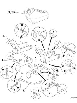 China 331/13337 Strut gas JCB parts for sale