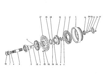 China 1T1428 RETAINER-BEARING Caterpillar parts 517, 518, 518C, 930R, 936, 936F, 966C, D4H, D4H XL, D4HTSK II, D4HTSK III, G936 for sale