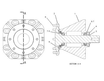 China 1559432 CONE-BEARING Caterpillar parts 236, 236B, 236B3, 246C, 246D, 248, 252B, 252B3, 256C, 262C, 262C2, 262D, 268B, 272C, 272D, 272D XHP for sale