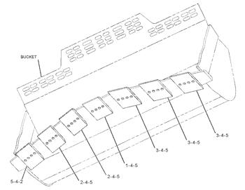 China 1076295 EDGE-SEGMENT Caterpillar parts 990 II, 992G, 992K, 993K for sale