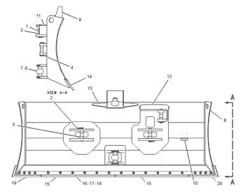 China 1400983 EDGE-CUTTING Caterpillar parts D5C III for sale