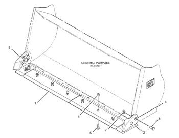 China 1U0295 EDGE-CUTTING Caterpillar parts 910G, 918F, 924F, 930K, 938K, 941, 950K, 953, 953C, 953D, 962K, IT12B, IT24F, IT28F, IT28G for sale