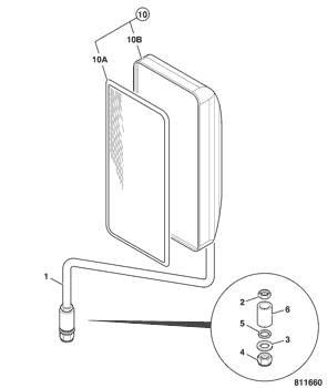 China 265/02204 Mirror JCB parts for sale