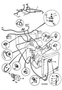 China 716/12400 Sender fuel JCB parts for sale