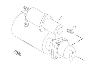 China 2071513 STARTING MOTOR GP-ELECTRIC Caterpillar parts 3126B, 3126E, C7 for sale