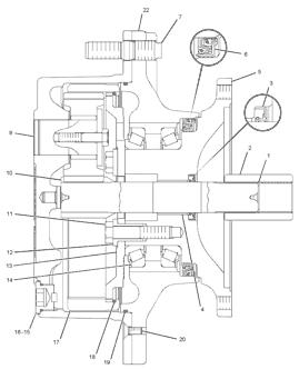 China 2159546 CARRIER Caterpillar parts 424B, 424B HD, 908, CP-433E, CP-44, CS-323C, CS-423E, CS-433E, CS-44 for sale