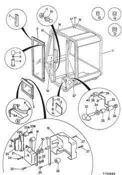 China 157/40400 Handle latch JCB parts for sale