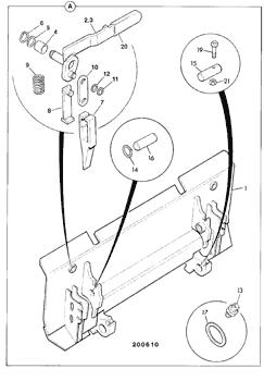 China 1206/0006 Bush spring steel JCB parts for sale