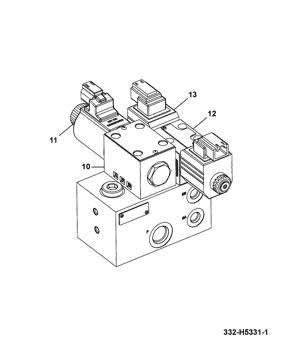 China 334/C0008 Coil 12V DC 33W JCB parts for sale