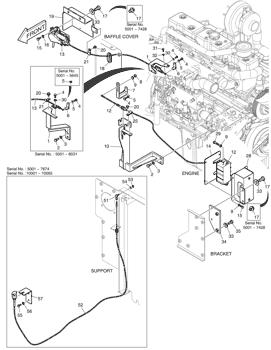 China 523-00008 MOTOR;E/G CONTROL Doosan parts for sale