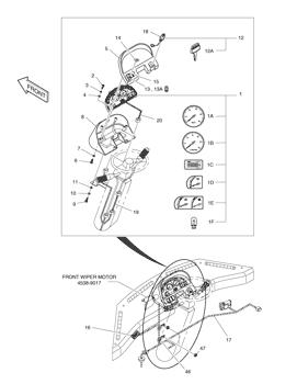 China 2172-1136 KEY;STARTER SWITCH D200 Doosan parts for sale