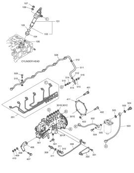 China 65.10101-7086 NOZZLE HOLDER ASS'Y Doosan parts for sale