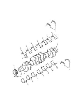 China 3801262 MAIN METAL SET(0.02 Inch) Doosan parts for sale