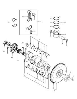 China 65.01110-8033 METAL KIT;CRANK Doosan parts for sale