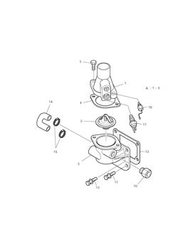 China 65.06402-5014A THERMOSTAT Doosan parts for sale