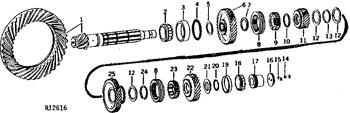 China R33474 Snap Ring Deere parts 500A, 500B, 500C, 440, 340D, 440C, 500, 440D for sale