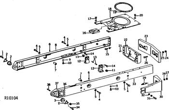 China R30936 Isolator Deere parts 600 for sale