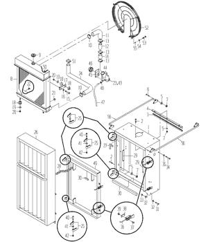 China 0050018121 Isolator Deere parts 2254 for sale