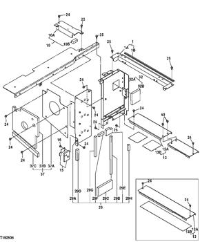 China 3092804 Isolator Deere parts 450CLC for sale