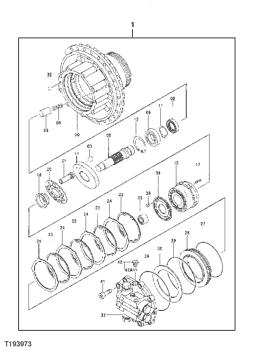 China 0004501 Housing Deere parts 300GLC, 370C, 2454D, 290GLC, 2554, 270CLC, 3554, 270DLC for sale