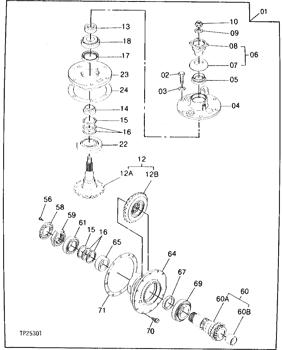 China 0268014 Housing Deere parts 595 for sale